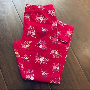 Carter's Girls Cute Floral Fall Flowers Graphic Snug-Fitted Leggings | Size: 12